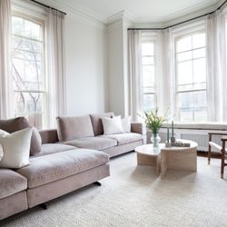 Caroline Erez Design - Contemporary living room in Victorian Home