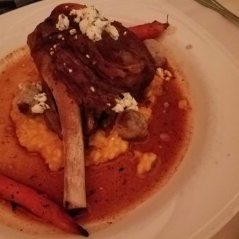 Cafe Navarre - Lambert shank with carrot risotto - Italian Near Me - South Bend, Indiana