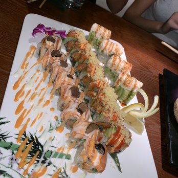 Edo Higan - Summer Truffle Roll(left) Sunfire(middle) Twister Roll(right) - Sushi Bars Near Me - Lone Tree, Colorado