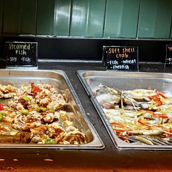 Kanpai - Soft shell crabs and halibut (I think! Tender and moist) - Asian Fusion Near Me - Rockville, Maryland Kanpai - Soft shell crabs and halibut (I think! Tender and moist) - Asian Fusion Near Me - Rockville, Maryland