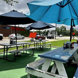 Outside seating area