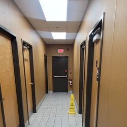 Clark's Pump N Shop - All the way to the bathrooms McDonald's shares cleaning duties small showers