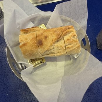 The Oyster Bar - Warm Sourdough Bread Basket and Butter - Bars Near Me - Las Vegas, Nevada