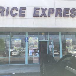 Exterior outside entrance of Rice Express - Covina, California Exterior outside entrance of Rice Express - Covina, California