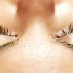 Pure Beauty by Chelsea - Slowly transitioning this client from Volume lash extensions to a more natural look with Classic lashes. Seamlessly blending the two is key!