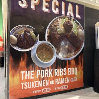 Chicago Ramen - Pork ribs special sounds good - Ramen Near Me - Des Plaines, Illinois Chicago Ramen - Pork ribs special sounds good - Ramen Near Me - Des Plaines, Illinois