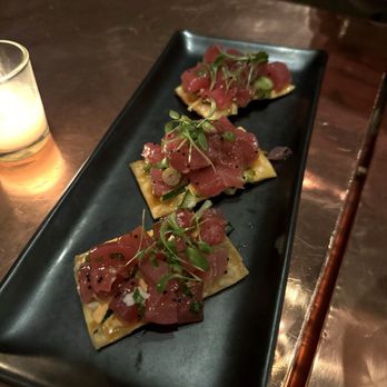 Buccan - Tuna Crisps - New American Near Me - Palm Beach, Florida Buccan - Tuna Crisps - New American Near Me - Palm Beach, Florida