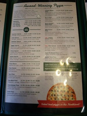Menu photo 3 Sammy's Pizza & Restaurant - Downtown Duluth Duluth, MN Menu photo 3 Sammy's Pizza & Restaurant - Downtown Duluth Duluth, MN
