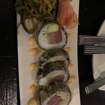 Margaux's Restaurant - Tempura Fried Yellowfin Tuna Scallion Roll - New American Near Me - Raleigh, North Carolina Margaux's Restaurant - Tempura Fried Yellowfin Tuna Scallion Roll - New American Near Me - Raleigh, North Carolina