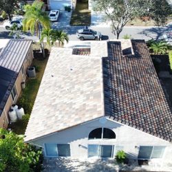 Allied Roofing & Sheet Metal - Coral Springs- Eagle Capistrano Walnut Blend Tile roof. Another quality project by Allied Roofing & Sheet Metal