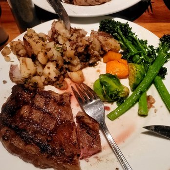 The Vineyard Restaurant & Bar - Ribeye dinner with grilled veggies and potatoes - New American Near Me - Madera, California The Vineyard Restaurant & Bar - Ribeye dinner with grilled veggies and potatoes - New American Near Me - Madera, California
