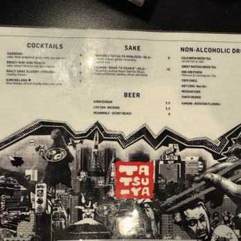 Ramen Tatsu-Ya - Drink Menu - Ramen Near Me - Austin, Texas Ramen Tatsu-Ya - Drink Menu - Ramen Near Me - Austin, Texas