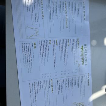 Great Maple - Menu as of August 2025 - New American Near Me - Newport Beach, California