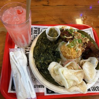 Fikscue Craft BBQ - Balado Chicken Plate and Soda Gembira - Barbeque Near Me - Alameda, California