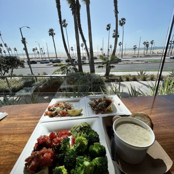 Bear Flag Fish - Outdoor Covered Dining View - Seafood Near Me - Huntington Beach, California Bear Flag Fish - Outdoor Covered Dining View - Seafood Near Me - Huntington Beach, California