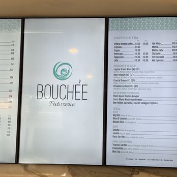 Bouchee - Menu - Gelato Near Me - Laguna Beach, California