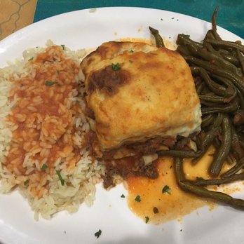 Mediterranean Breeze - My delicious patstisio! A greek lasagna! - Greek Near Me - Ashburn, Virginia