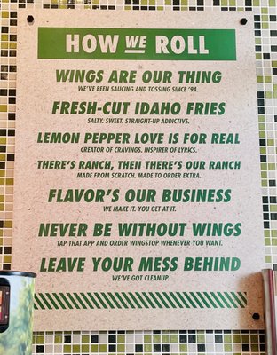 Menu photo 2 Wingstop Tampa, FL