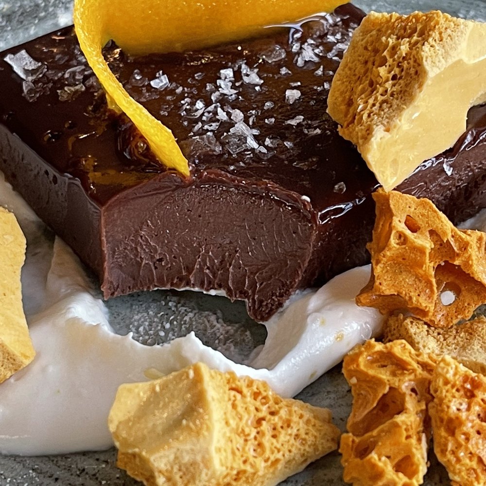 Chuck's Steakhouse - Chocolate Cremeux. It's Richer than Bill Gates.  Superb. - Steakhouses Near Me - Banff, Alberta