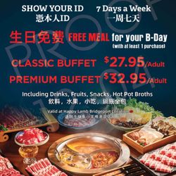 Happy Lamb Hot Pot - Bridgeport - All You Can Eat Hot Pot, beef, lamb, birthday promo