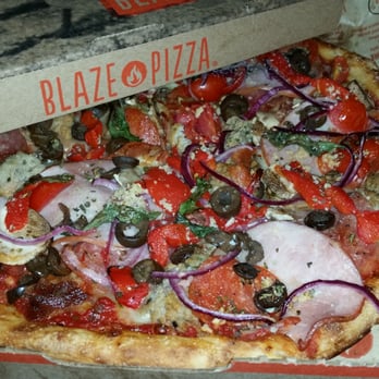 Blaze Pizza - A meat superbowl pizza - Pizza Near Me - Sugar Land, Texas Blaze Pizza - A meat superbowl pizza - Pizza Near Me - Sugar Land, Texas