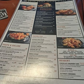 Brick House Tavern + Tap - Menu with lots of options - American Near Me - Downers Grove, Illinois