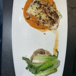 E/2 Kitchen Bar - Baked Cod with Bok Choy