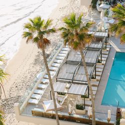 Surf & Sand Laguna Beach - Bird's eye view of swimming pool and ocean