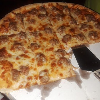 Roselli's Pizza - 14in Pepperoni and sausage pizza (sorry we started eating before I remembered to take a picture). - Pizza Near Me - Carmel, Indiana Roselli's Pizza - 14in Pepperoni and sausage pizza (sorry we started eating before I remembered to take a picture). - Pizza Near Me - Carmel, Indiana