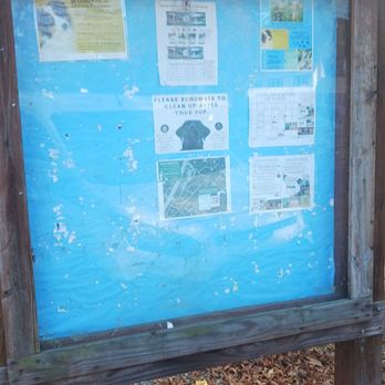 Elon Dog Park - K9 Corner - Community billboard right out front of the dog park - Dog Parks Near Me - Elon, North Carolina
