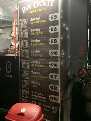 Menu photo 1 Jocho's Don Chente San Antonio, TX Menu photo 1 Jocho's Don Chente San Antonio, TX