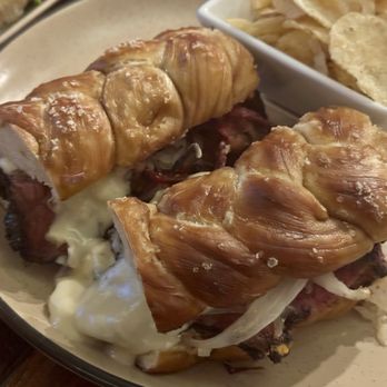 Vault Brewing - Pastrami Pretzel Roll - Breweries Near Me - Yardley, Pennsylvania