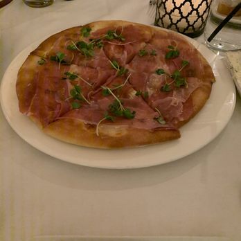 Vintner Grill - Prosciutto, Red Pepper, and Truffle Oil Flatbread - New American Near Me - Las Vegas, Nevada