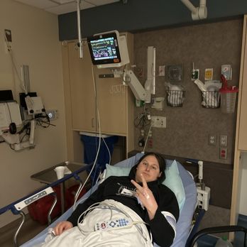 Lucky Goose - Me at the hospital sick with Norovirus. - Vegan Near Me - Albuquerque, New Mexico