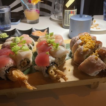 Ocean Hai - 2 Sunset Roll & Crazy Rick Roll - New American Near Me - Clearwater Beach, Florida