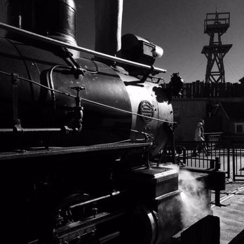 Calico Railroad - Sunset view of calico steam locomotive - Amusement Parks Near Me - Buena Park, California Calico Railroad - Sunset view of calico steam locomotive - Amusement Parks Near Me - Buena Park, California