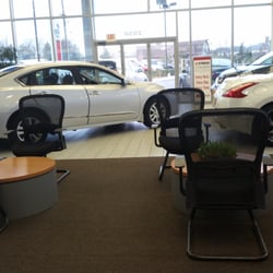 Acme Nissan - Big showroom floor. Sales staff are really good. No pressure