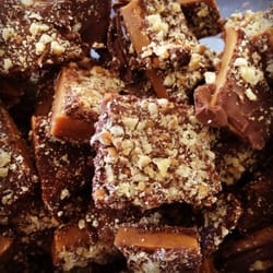 Melted Sweets Toffee Company - Dark Chocolate Toffee with Almonds