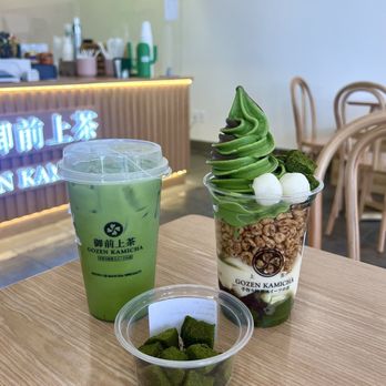 Gozen Kamicha - Matcha Latte, Matcha Warabimochi, Warabimochi Sundae (ig: @cravingswithcat) - Desserts Near Me - Chandler, Arizona