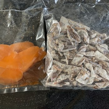 Crack Seed Store - 1/4 lb wet li hing mango & 1/2 lb lemon peel - Candy Stores Near Me - Honolulu, Hawaii Crack Seed Store - 1/4 lb wet li hing mango & 1/2 lb lemon peel - Candy Stores Near Me - Honolulu, Hawaii