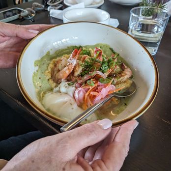 The Pure and Proper - Shrimp and grits - New American Near Me - Black Mountain, North Carolina The Pure and Proper - Shrimp and grits - New American Near Me - Black Mountain, North Carolina