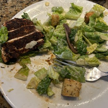 FINN - Chicken Caesar. Half way through this delicious dish. - New American Near Me - Missoula, Montana FINN - Chicken Caesar. Half way through this delicious dish. - New American Near Me - Missoula, Montana