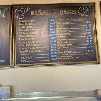 Regal Bagel - Menu - Bagels Near Me - San Jose, California Regal Bagel - Menu - Bagels Near Me - San Jose, California