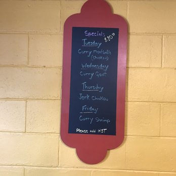 Underground Kitchen - Menu - Caribbean Near Me - Fergus, Ontario