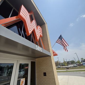 Whataburger - Sign with ole glory. - Burgers Near Me - McDonough, Georgia Whataburger - Sign with ole glory. - Burgers Near Me - McDonough, Georgia
