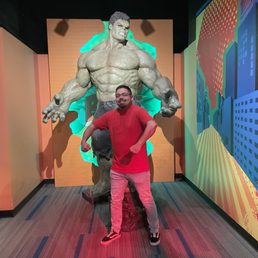 The Hulk at the Wax Museum
