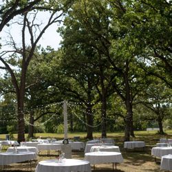 Abbott Party Rental - We opted for half way table cloths which were more cost effective and, with chairs, guests couldnt even tell!