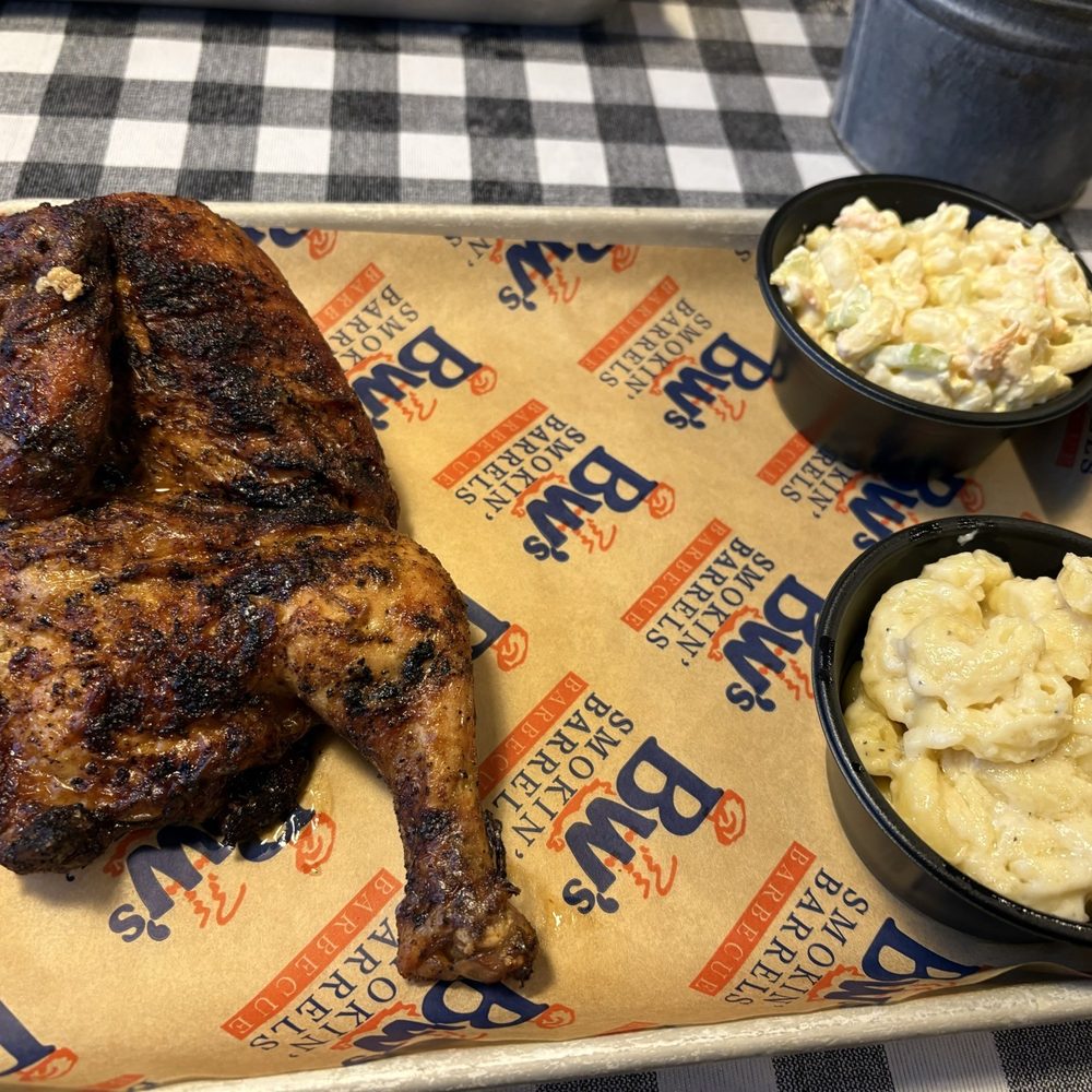 BW's Smokin' Barrels BBQ - 1/2 Chicken Dinner - Barbeque Near Me - Blasdell, New York