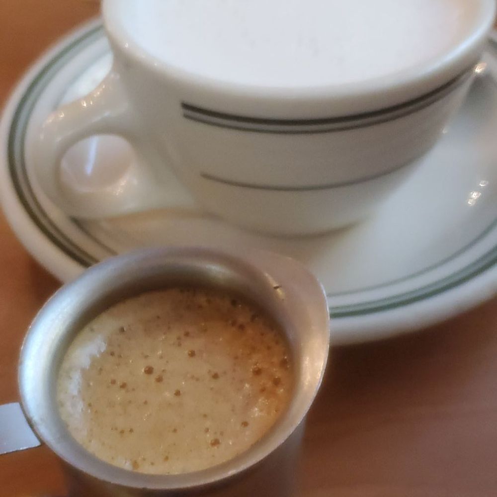 La Carreta - Closeup of the Cafe con Leche. - Cuban Near Me - Miami, Florida La Carreta - Closeup of the Cafe con Leche. - Cuban Near Me - Miami, Florida