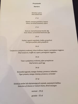 Menu photo 1 Dekant WineBar & Restaurant Warsaw, MZ